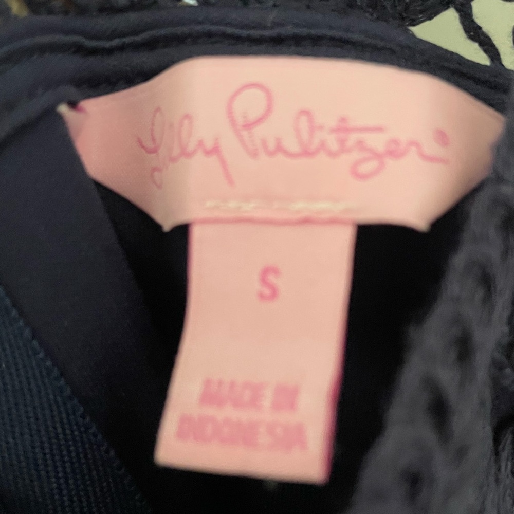 Lilly Pulitzer Jaime Shift In True Navy Knit - image 5